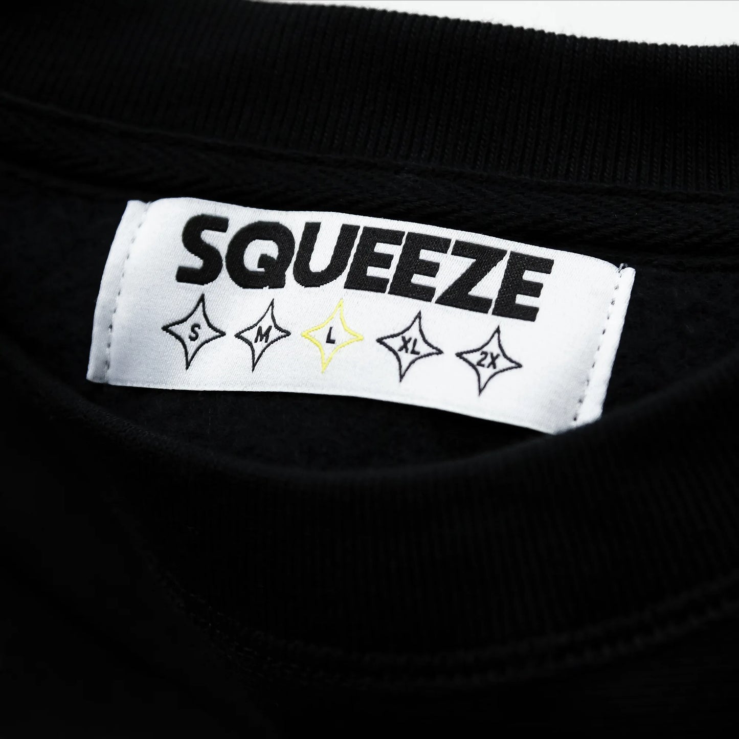Heavyweight Black Crewneck Sweater Enjoy Machete Squeeze 86