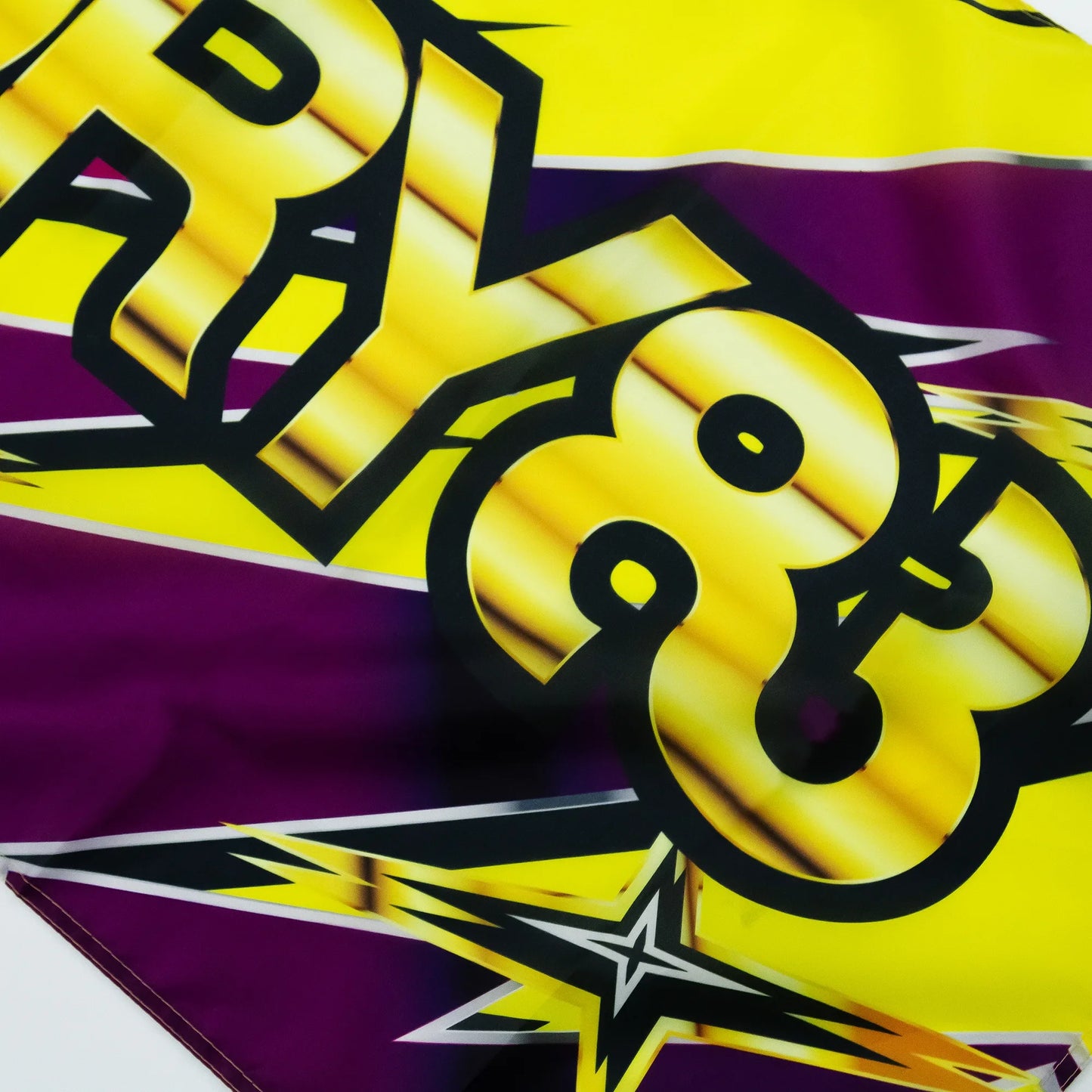 Drift car nobori flag yellow