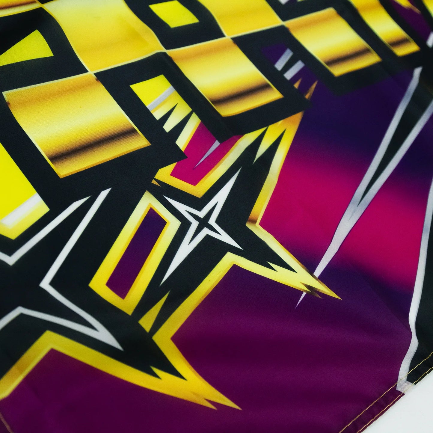 High quality yellow squeeze nobori flag