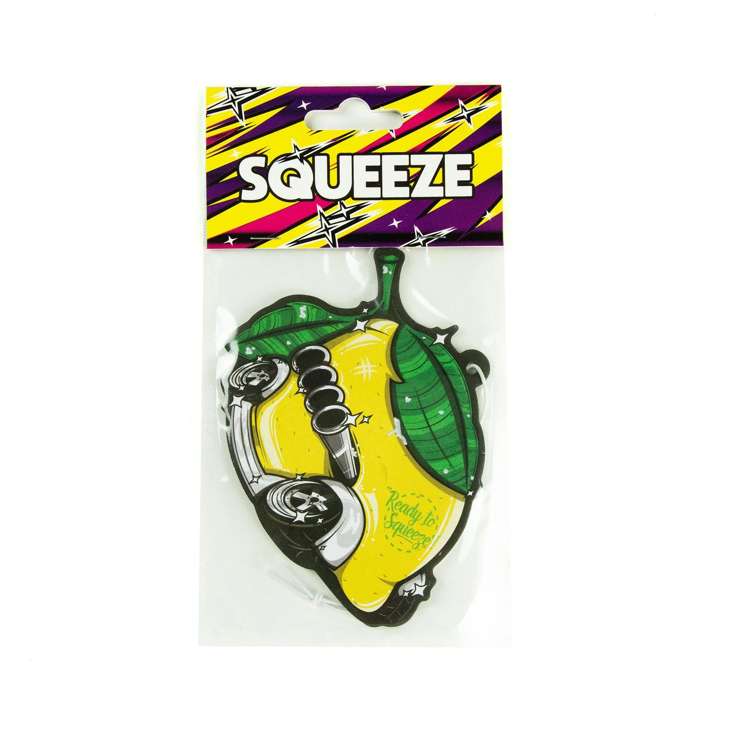 Ready to squeeze lemon car air freshener