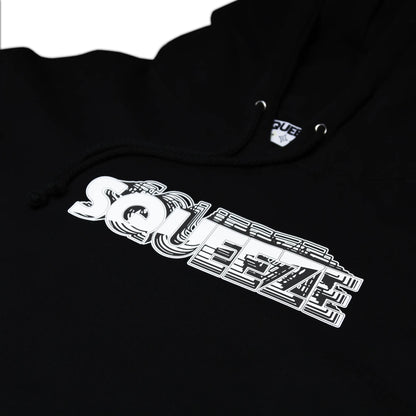 Black drift apparel squeeze retro logo hoodie