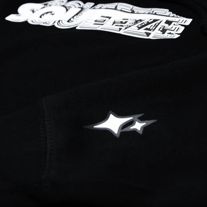 Black hoodie twinkle logo