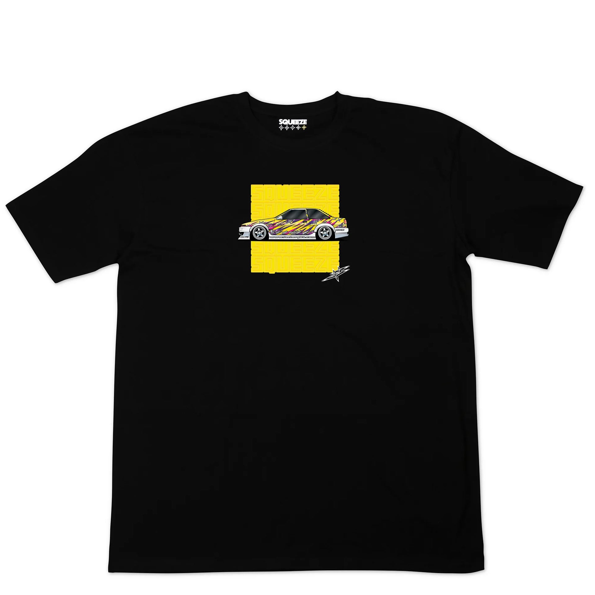 Men's T-shirt with apple core print | Black | Diesel