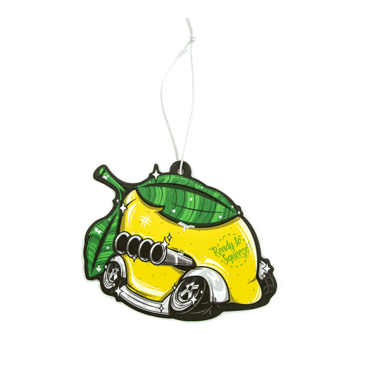 Lemon car air freshener